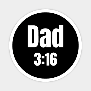 Dad 3:16 Magnet